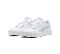 Sneaker PUMA "CARINA 30", Damen, Gr. 36, weiß (puma weiß, lucite), Leder, unifarben, Schuhe Sneaker, für sportliche Looks, aus Leder, mit weichem Textilfutter (86582367-36) puma weiß, lucite