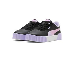 Sneaker PUMA "CARINA 30 FADED GLOW PS", Mädchen, Gr. 32, puma schwarz, light lavender, Synthetik, Schuhe Sneaker (64199310-32) puma schwarz, light lavender