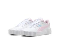 Sneaker PUMA "CARINA 30 JELLY HEAVEN JR", Jungen, Gr. 35,5, puma weiß, pearl pink, Synthetik, unifarben, Schuhe Sneaker, für Jugendliche, mit Synthetik-Obermaterial, mit Gummilaufsohle (12049258-35,5)
