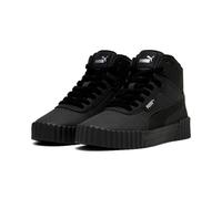 Sneaker PUMA "CARINA 30 MID WTR", Damen, Gr. 40, schwarz (puma schwarz, puma silber), Synthetik, unifarben, Schuhe Sneaker, für sportliche Looks im Alltag, atmungsaktives Textil-Innenmaterial (6773541