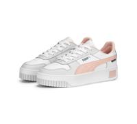 PUMA Damen Carina Street Sneaker, White Rose Dust Feather Gray, 36 EU
