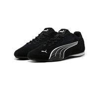 Sneaker PUMA "CATCH SD", Damen, Gr. 44,5, schwarz-weiß (puma schwarz, puma weiß), unifarben, Schuhe Sneaker, für sportliche und lässige Looks, mit Leder-Obermaterial (32232004-44,5) puma schwarz, puma