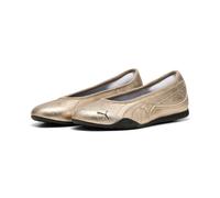 PUMA Damen Catch Metallic Whisper Ballerinas 40.5, Gold Black