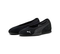 Sneaker PUMA "CATCH SOLEIL BALLERINASD", Damen, Gr. 42,5, schwarz (puma schwarz, puma weiß), Leder, unifarben, Schuhe Sneaker, für vielseitige Aktivitäten, mit Lederobermaterial, mit Schnürung (705681