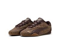 Sneaker PUMA "CATCH SOLEIL ESD FELINE", Damen, Gr. 36, soft taupe, chocolate fondue, Synthetik, Schuhe Sneaker, mit Gummi-Laufsohle, mit Schnürung (86484450-36) soft taupe, chocolate fondue