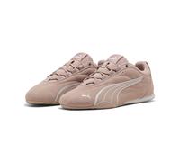 Sneaker PUMA "CATCH SOLEIL SD", Damen, Gr. 36, rosa (rose latte, puma weiß), Leder, Schuhe Sneaker, für Alltag, mit Lederobermaterial, sportlicher Stil, mit Schnürung (35969118-36) rose latte, puma we