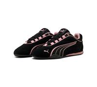 Sneaker PUMA "CATCH SOLEIL SD", Damen, Gr. 37,5, schwarz (puma schwarz, rosy outlook), Leder, Schuhe Sneaker, für Alltag, mit Lederobermaterial, sportlicher Stil, mit Schnürung (53177052-37,5) puma sc