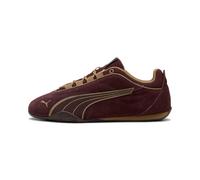 Sneaker PUMA "CATCH SOLEIL SD", Damen, Gr. 40,5, braun (chocolate fondue, soft taupe), Leder, Schuhe Sneaker, für Alltag, mit Lederobermaterial, sportlicher Stil, mit Schnürung (18800969-40,5) chocola