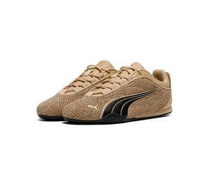 Sneaker PUMA "CATCH SOLEIL TOPCAT", Damen, Gr. 36, toasted almond, puma schwarz, puma gold, Leder, Schuhe Sneaker, Obermaterial aus Leder, Innenmaterial aus Textil (17102660-36) toasted almond, puma s