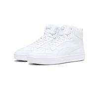 Sneaker PUMA "Caven 2.0 Mid Sneakers Erwachsene", Gr. 39, weiß (weiß silber metallic), Obermaterial: Synthetik, Textil; Futter: Textil; Innensohle: Textil; Laufsohle: Gummi, Schuhe (19834403-39) weiß 