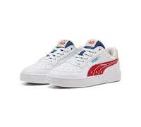 Sneaker PUMA "Caven 2.0 Run Fun Sneakers Jugendliche", Kinder, Gr. 38,5, weiß (weiß for all time rot tropical blau), Obermaterial: Textil, Synthetik; Futter: Textil; Laufsohle: Gummi, Schuhe (77509758