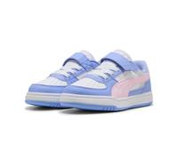Sneaker PUMA "CAVEN III BLOCK AC+ PS", Mädchen, Gr. 28, intense lavender, pearl pink, puma weiß, Synthetik, unifarben, Schuhe Sneaker, mit sportlichem Stil, mit weichem Fußbett, mit Klettverschluss (2