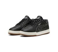 Sneaker PUMA "CAVEN III CRAFTED LEATHER", Herren, Gr. 41, schwarz (puma schwarz, gray echo, moody gray), Leder, mehrfarbig, Schuhe Sneaker (36564667-41) puma schwarz, gray echo, moody gray