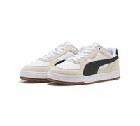 Sneaker PUMA "CAVEN III OG", Herren, Gr. 44,5, puma weiß, puma schwarz, alpine snow, Synthetik, mehrfarbig, Schuhe Sneaker, für sportlichen Look im Alltag, gedämpftes Fußbett, mit Schnürung (24184840-