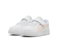 Sneaker PUMA "Caven III Sneakers Kinder", Damen, Gr. 30, weiß jasmine flower rosy outlook pink, Obermaterial: Synthetik, Textil; Futter: Textil; Innensohle: Keine Angabe; Laufsohle: Gummi, Schuhe Snea