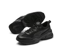 Sneaker PUMA "CILIA", Damen, Gr. 37, schwarz (puma schwarz, puma silber, peach bud), Synthetik, unifarben, Schuhe Sneaker, atmungsaktives Obermaterial, IMEVA-Zwischensohle (41165135-37) puma schwarz,