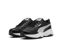 PUMA Damen Cilia Mode Metallic Whisper Sneakers 37, Black Silver White Metallic