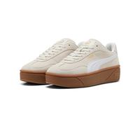 Sneaker PUMA "CLUB II ERA PLATFORM SD WNS", Damen, Gr. 42, grau (vapor gray, puma weiß), Leder, unifarben, Schuhe (89900541-42) vapor gray, puma weiß