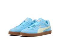 Sneaker PUMA "CLUB II ERA SUEDE", Damen, Gr. 36, vibrant blau, apple spritz, Leder, unifarben, Schuhe Sneaker, mit sportlichem Design, mit Schnürverschluss, mit Gummilaufsohle (71431501-36) vibrant bl