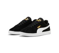 PUMA Unisex Youth Club II JR Sneaker, PUMA Black-PUMA White-PUMA Gold, 38.5 EU