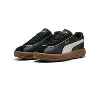 PUMA Damen Club KLASSIKA Sneaker, Black White Gold, 38 EU