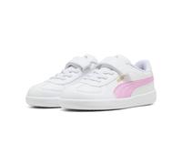 Sneaker PUMA "CLUB LT SL AC PS", Mädchen, Gr. 35, rosa (puma weiß, mauve glow, puma gold), Synthetik, Schuhe Sneaker (24149851-35) puma weiß, mauve glow, puma gold