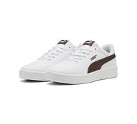 Sneaker PUMA "COURT CLASSIC CLEAN", Damen, Gr. 40, puma weiß, chocolate fondue, Synthetik, Schuhe Sneaker, mit SoftFoam+ Innensohle, mit Synthetik-Obermaterial, mit Schnürung (31373614-40) puma weiß,