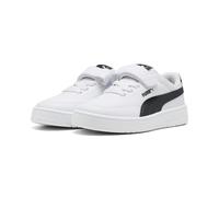 Sneaker PUMA "Court Classic Clean Sneakers Kinder", Kinder, Gr. 27,5, schwarz-weiß (weiß schwarz), Obermaterial: Textil, Synthetik; Futter: Textil; Innensohle: Textil; Laufsohle: Gummi, Schuhe Sneaker