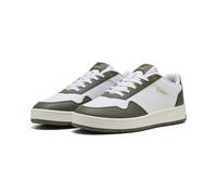 PUMA Erwachsene Court Classic Sneakers 45, White Loden Green