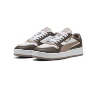 Sneaker PUMA "Court Classic Street Sneakers Erwachsene", Damen, Gr. 42, sandweißstone chocolate beige braun, Obermaterial: Synthetik; Futter: Synthetik, Textil; Innensohle: Textil; Laufsohle: Gummi, S