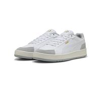Sneaker PUMA "Court Classico Sport Sneakers Erwachsene", Damen, Gr. 36, weiß (weiß cool light gray), Obermaterial: Synthetik, Kuhleder, Textil, Leder; Futter: Textil; Innensohle: Textil; Laufsohle: Gu