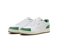Sneaker PUMA "Court Classico Sport Sneakers Erwachsene", Damen, Gr. 37, grün (weiß archive grün), Obermaterial: Synthetik, Kuhleder, Textil, Leder. Futter: Textil. Innensohle: Textil. Laufsohle: Gummi