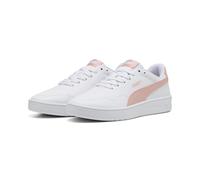 Sneaker PUMA "COURT LALLY", Damen, Gr. 40, rosa (puma weiß, rose quartz), Synthetik, Schuhe Sneaker, für sportliche und lässige Anlässe, mit SOFTFOAM+ Dämpfung (18368428-40) puma weiß, rose quartz
