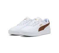 Sneaker PUMA "COURT LALLY FELINE", Damen, Gr. 40, braun (puma weiß, soft taupe, puma gold), Synthetik, unifarben, Schuhe Sneaker (70127655-40) puma weiß, soft taupe, puma gold