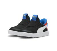 PUMA Sneaker Courtflex v3 SlipTech Inf Kinder Jungen Schwarz/Weiß/Rot Größe 23 EU