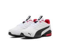 Puma Unisex Sneaker Electro SL 313092-02 42.5 White-PUMA Black-For All Time Red