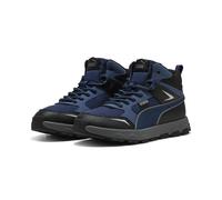 Sneaker PUMA "Evolve Trail Sneakers Jugendliche", Kinder, Gr. 38, schwarz (persian blau cool schwarz gray schwarz), Obermaterial: Synthetik, Textil; Futter: Textil; Innensohle: Textil; Laufsohle: Gumm