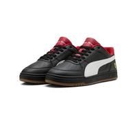 Sneaker PUMA "Ferrari Caven III Sneakers Erwachsene", Herren, Gr. 40.5, schwarz (schwarz, weiß), Obermaterial: Textil, Synthetik. Futter: Textil. Innensohle: Textil. Laufsohle: Gummi, Schuhe Sneaker (