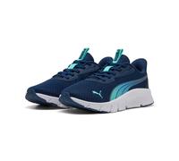 Sneaker PUMA "FLEXFOCUS LITE MODERN BLAZE FADE JR", Jungen, Gr. 38,5, blau (persian blau, intense mint, puma weiß), Textil, Schuhe Sneaker (77764501-38,5) persian blau, intense mint, puma weiß