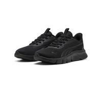 Sneaker PUMA "FLEXFOCUS LITE MODERN JR", Mädchen, Gr. 39, schwarz (puma schwarz, flat schwarz gray), Textil, Schuhe Sneaker, für Jugendliche, atmungsaktives Obermaterial aus Textil (89296625-39) puma