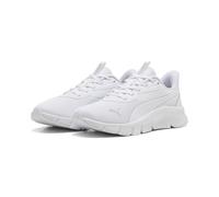 Sneaker PUMA "FlexFocus Lite Modern Sneakers Jugendliche", Jungen, Gr. 37,5, weiß flat light gray, Obermaterial: Textil, Synthetik. Futter: Textil. Innensohle: Textil. Laufsohle: Synthetik, Gummi, Sch