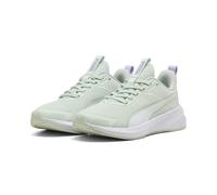 Sneaker PUMA "Flyer Lite 4 Laufschuhe Jugendliche", Jungen, Gr. 38, sage glow weiß grün, Obermaterial: Textil, Synthetik. Futter: Textil. Innensohle: Textil. Laufsohle: Synthetik, Gummi, Schuhe Sneake
