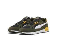 Sneaker PUMA "Graviton Pro Sneakers Erwachsene", Damen, Gr. 40, weiß (schwarz, weiß schwarz olive grün), Obermaterial: Textil, Synthetik, Kuhleder; Futter: Textil; Innensohle: Textil; Laufsohle: Gummi