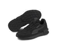 Sneaker PUMA "Graviton Sneakers Jugendliche", Damen, Gr. 37, schwarz (schwarz schwarz shadow gray), Obermaterial: Textil, Synthetik; Futter: Textil; Innensohle: Textil; Laufsohle: Gummi, Schuhe Sneake