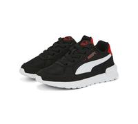 Sneaker PUMA "Graviton Sneakers Jugendliche", Jungen, Gr. 28.5, weiß (schwarz, weiß rot), Obermaterial: Textil, Synthetik. Futter: Textil. Innensohle: Textil. Laufsohle: Synthetik, Gummi, Schuhe Sneak
