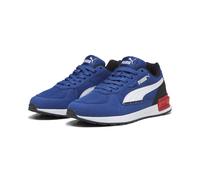 Sneaker PUMA "Graviton Sneakers Jugendliche", Kinder, Gr. 37, blau (clyde royal weiß schwarz blau), Obermaterial: Textil, Synthetik. Futter: Textil. Innensohle: Textil. Laufsohle: Gummi, Schuhe Sneake