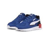 Sneaker PUMA "Graviton Sneakers Kinder", Kinder, Gr. 22, blau (clyde royal weiß schwarz blau), Obermaterial: Textil, Synthetik; Futter: Textil; Innensohle: Textil; Laufsohle: Synthetik, Gummi, Schuhe