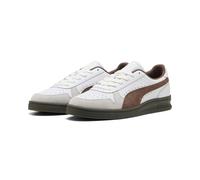 Sneaker PUMA "INDOOR", Damen, Gr. 40,5, puma weiß, flat bronze, Leder, mehrfarbig, Schuhe Sneaker (28814560-40,5) puma weiß, flat bronze