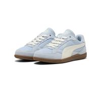 Sneaker PUMA "K-Moda Sneakers Damen", Damen, Gr. 39, lucite warm weiß gum gray beige, Obermaterial: Kuhleder, Textil, Synthetik. Futter: Textil. Innensohle: Textil, Keine Angabe. Laufsohle: Gummi, Sch