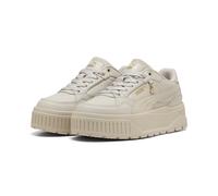Sneaker PUMA "Karmen II Idol Charm Sneakers Mädchen", Jungen, Gr. 36, beige (silber fog gold beige), Obermaterial: Kuhleder, Synthetik, Textil. Futter: Textil. Innensohle: Textil. Laufsohle: Gummi, Sc